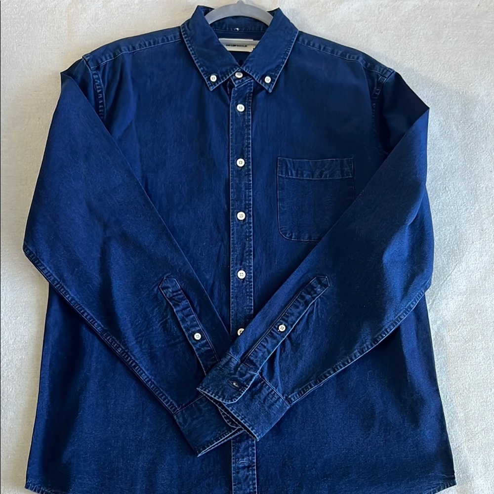 Taylor Stitch Jack Indigo Blue Casual Button Down Shirt